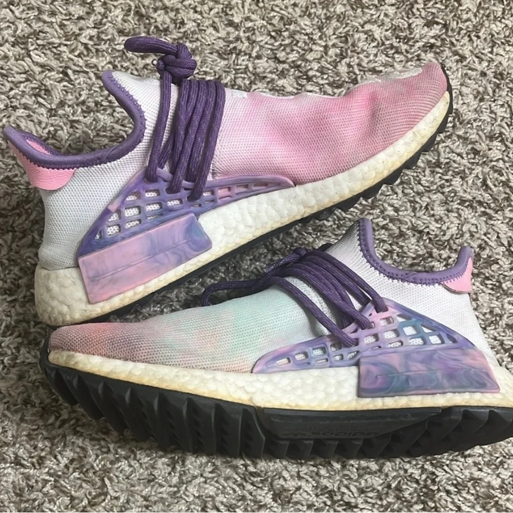 Men’s Adidas Pharrell Williams Human Race NMD Holiday Festival Pink Glow